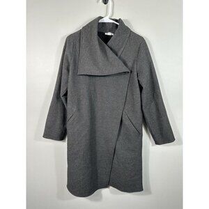 J Jill Pure Jill Coat Womens Extra Small Gray Coatigan Cardigan Soft
